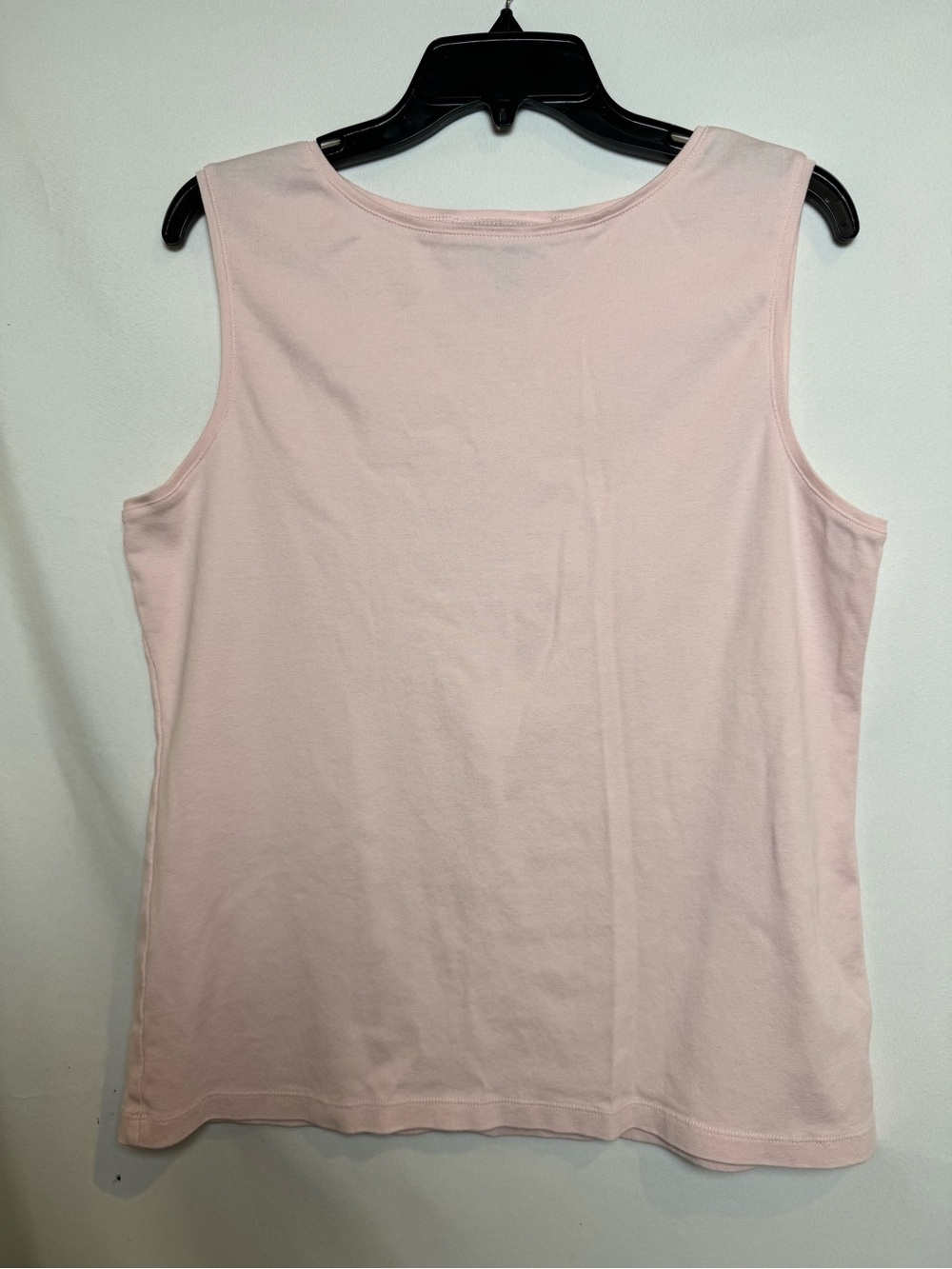 Pale Pink Scoopneck Tank Top | Karen Scott XL